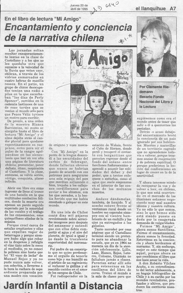 Encantamiento y conciencia de la narrativa chilena  [artículo] Clemente Riedemann.