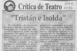 "Tristán e Isolda"  [artículo] Carola Oyarzún.