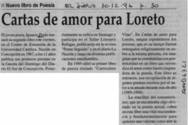 Cartas de amor para Loreto  [artículo].