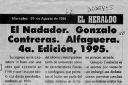 El Nadador, Gonzalo Contreras  [artículo].