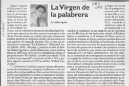 La virgen de la palabrera  [artículo] Milton Aguilar.