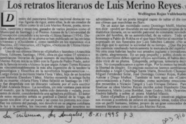 Los retratos literarios de Luis Merino Reyes  [artículo] Wellington Rojas Valdebenito.