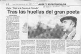 Tras las huellas del gran poeta  [artículo] Leandro Muñoz.