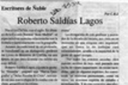 Roberto Saldías Lagos  [artículo] C. R. I.