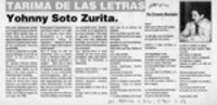 Yohnny Soto Zurita  [artículo] Ernesto Massiglio.