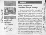 Chile, utopías de Quevedo y Lope de Vega  [artículo].