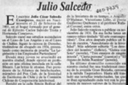 Julio Salcedo  [artículo] Adolfo Simpson T.