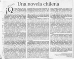 Una novela chilena  [artículo] Juan Vargas Duarte.