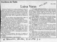 Luisa Varas  [artículo] C. R. I.