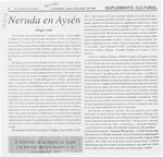 Neruda en Aysén