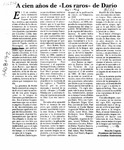 A cien años de "Los raros" de Darío  [artículo] Ricardo Llopesa.