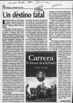 Un destino fatal  [artículo] Hernán Soto.