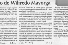 El teatro de Wilfredo Mayorga  [artículo] Luis Merino Reyes.