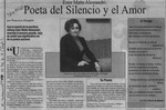 Poeta del silencio y el amor  [artículo] Francisca Abogabir.