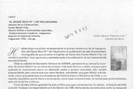 "El dique seco No. 1 de Talcahuano, génesis de su construcción"  [artículo] Carlos Aguirre Vidaurre-Leal.