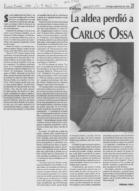 La aldea perdío a Carlos Ossa