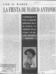 La fiesta de Marco Antonio  [artículo] Fernando Villegas.