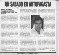 Un sábado en Antofagasta  [artículo] José Promis.