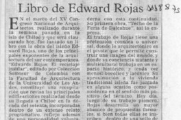 Libro de Edward Rojas  [artículo].