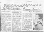 "La piedra feliz y otros tangos", por Enrique Moro  [artículo] Carlos León Pezoa.