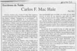 Carlos F. Mac. Hale  [artículo] C. R. I.