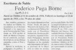 Federico Puga Borne  [artículo] C. R. I.