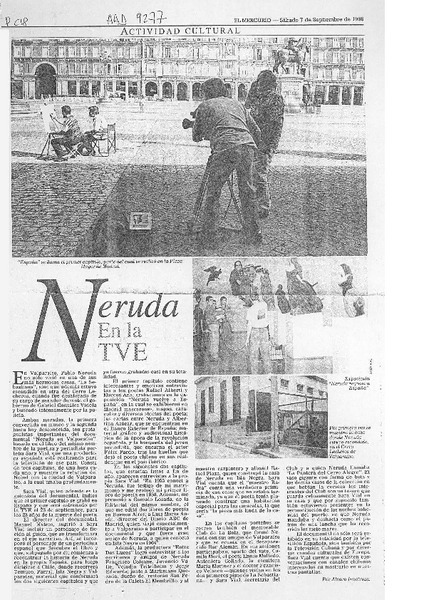 Neruda en la TVE