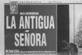 La antigua señora  [artículo] Antonio Martínez.