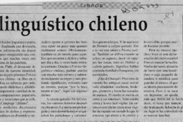 Folclor lingüístico chileno  [artículo].