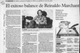 El Exitoso balance de Reinaldo Marchant  [artículo].