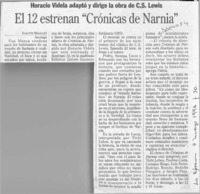 El 12 estrenan "Crónicas de Narnia"  [artículo] Lisette Maillet.