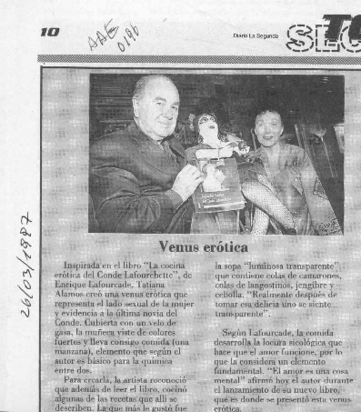 Venus erótica  [artículo].