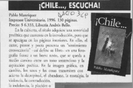 Chile --, escucha  [artículo] Floridor Pérez.