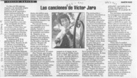 Las canciones de Víctor Jara  [artículo] Martín Ruiz.