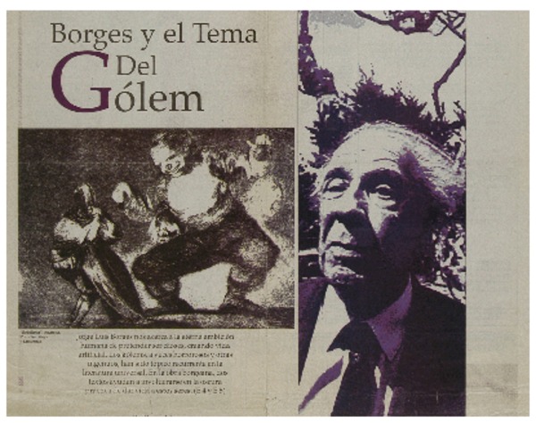 Borges y el tema de Gólem