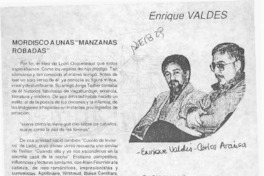 Mordisco a unas "Manzanas robadas"  [artículo] Enrique Valdés.