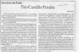 Tito Castillo Peralta  [artículo] C. R. I.
