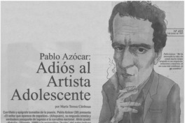 Pablo Azócar, adiós al artista adolescente