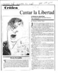 Cantar la libertad  [artículo] Hernán Poblete Varas.