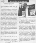Reseña de libros  [artículo] Eduardo Guerrero del Río.