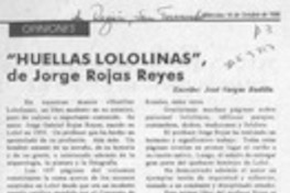 "Huellas lololinas"  [artículo] José Vargas Badilla.