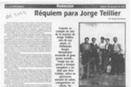 Réquiem para Jorge Teillier  [artículo] Sergio Hernández.