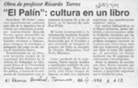 "El Palín", cultura en un libro  [artículo].