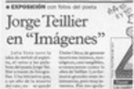 Jorge Teillier en "Imágenes"  [artículo].