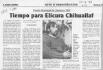 Tiempo para Elicura Chihuailaf  [artículo].