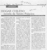 Hogar chileno  [artículo] José Vargas Badilla.