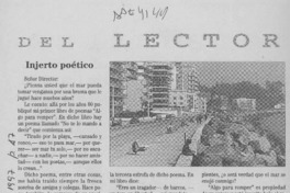 Injerto poético  [artículo] Patricia Tejeda.