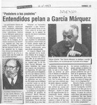 Entendidos pelan a García Márquez  [artículo].