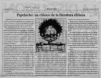 Papelucho, un clásico de la literatura chilena  [artículo].
