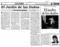 El jardín de las dudas  [artículo] Silvia Rodríguez B.